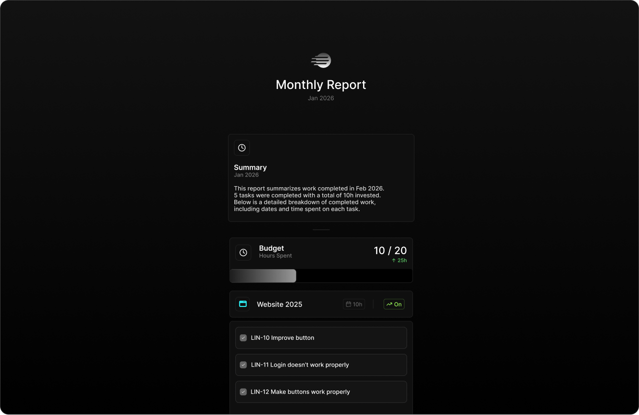 Sequora reports mockup
